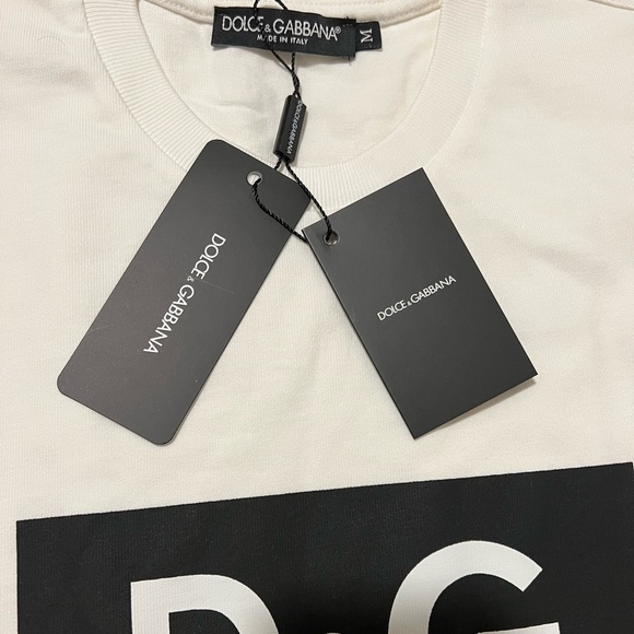 Dolce Gabbana Cotton t-shirt with d&g print M - Picture 9 of 11
